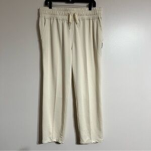 Women's Reebok Tan / Cream‎ Athletic Track Pants Drawstring Size Extra Large XL